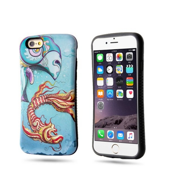 iPhone 6s Case 6 Case-DAMPO High Quality Anti Slip Ultra-slim Colorful 3D Relief finding nemo